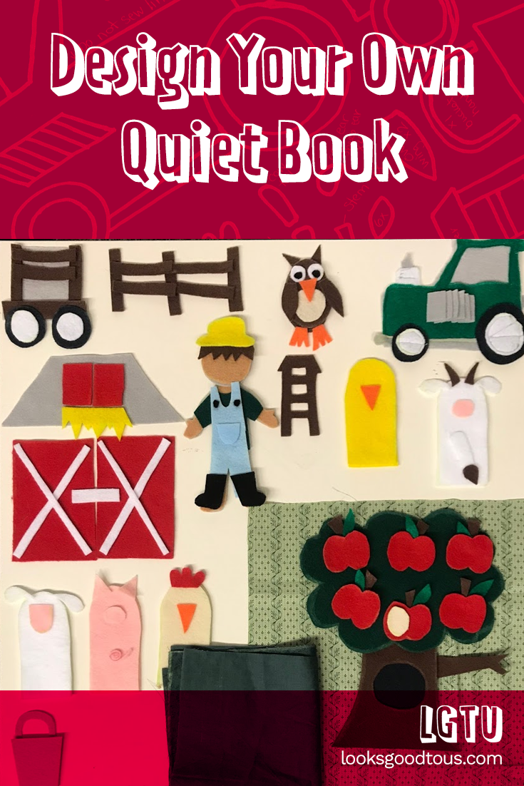 Quiet Book Page Tutorial: Farm, Barn, and Apple Tree