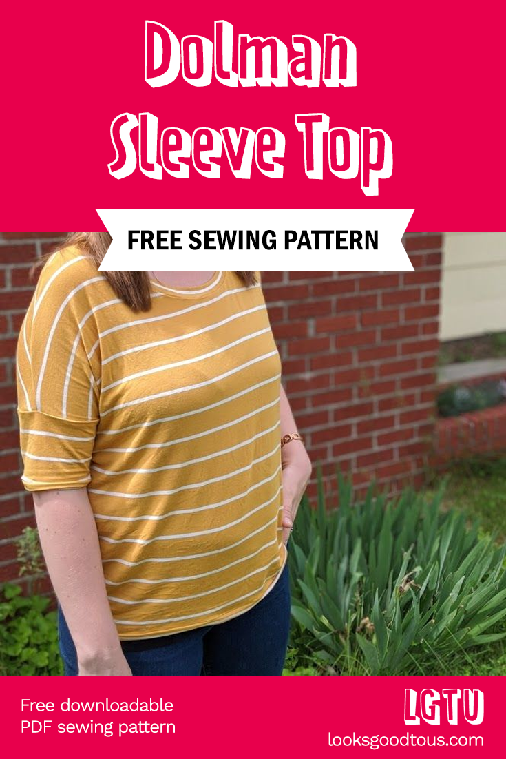 Free Download: DownEast Basics Dolman Sleeve Top Sewing Pattern