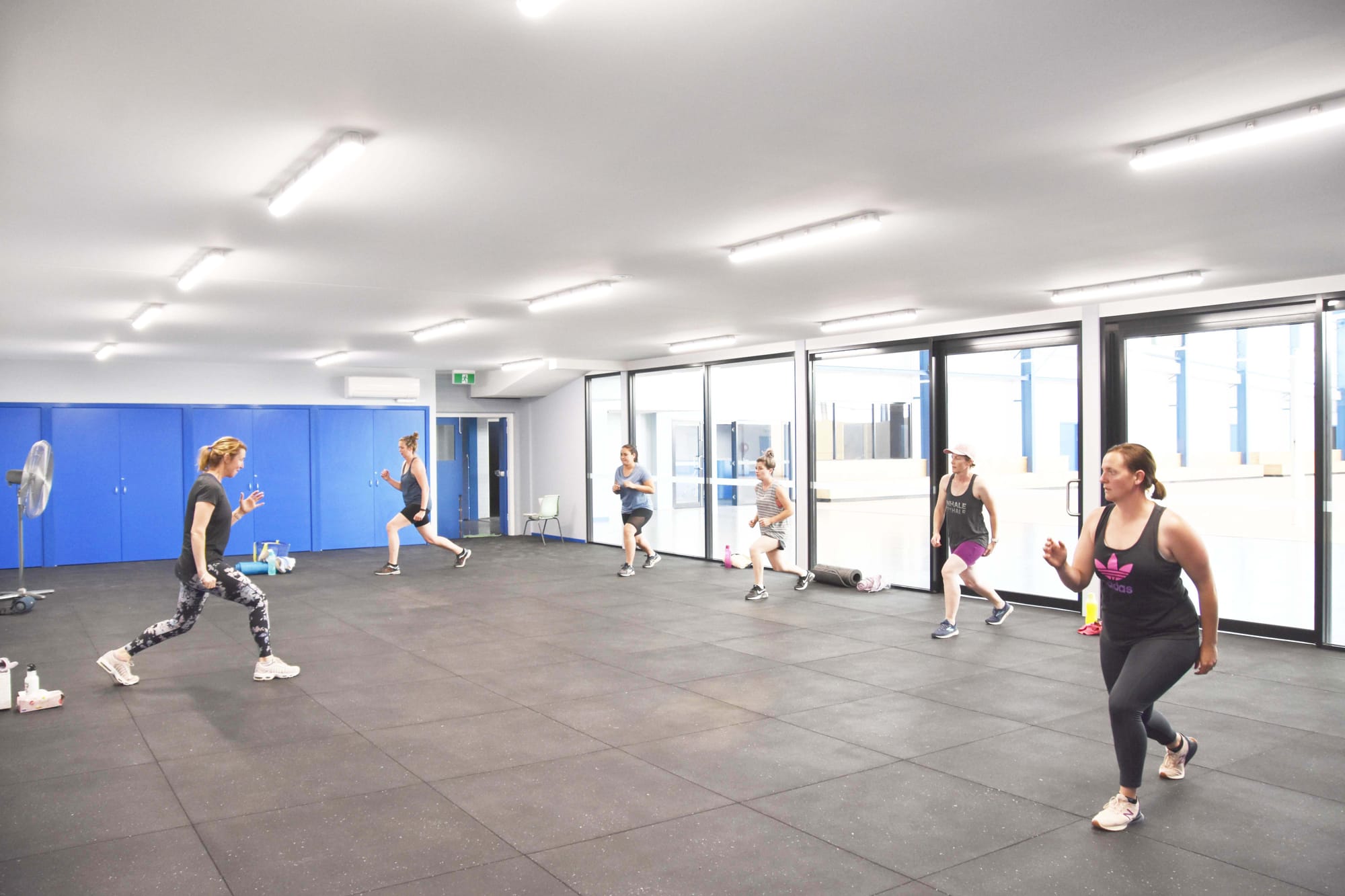 Fitness Classes Take to New Gym in Donald