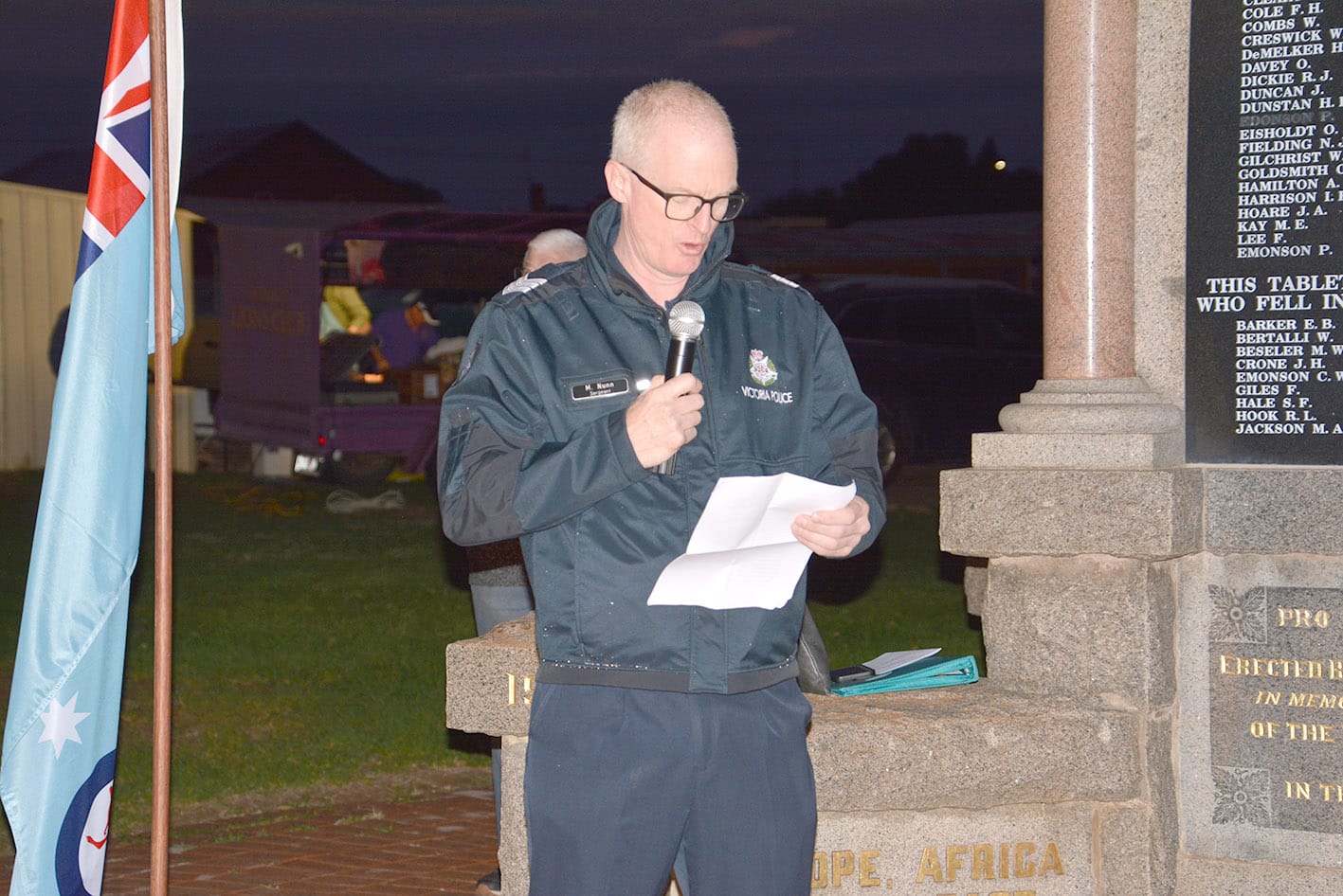 Light Shines on Dawn Service