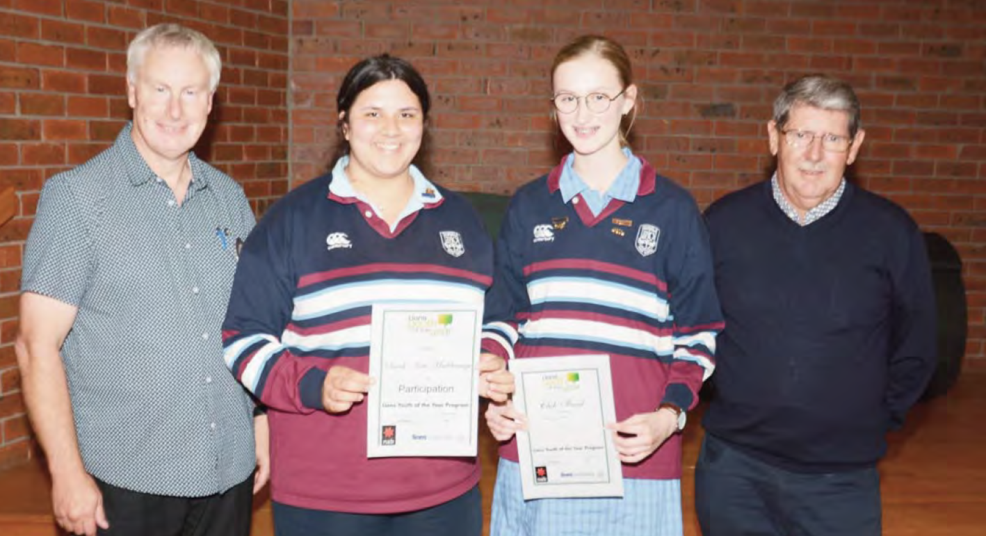 Close contest for Donald Lions Youth of the Year awards