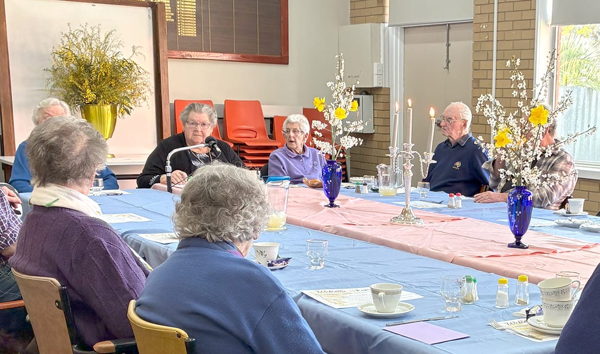 Wycheproof Seniors Share Food and Friendship
