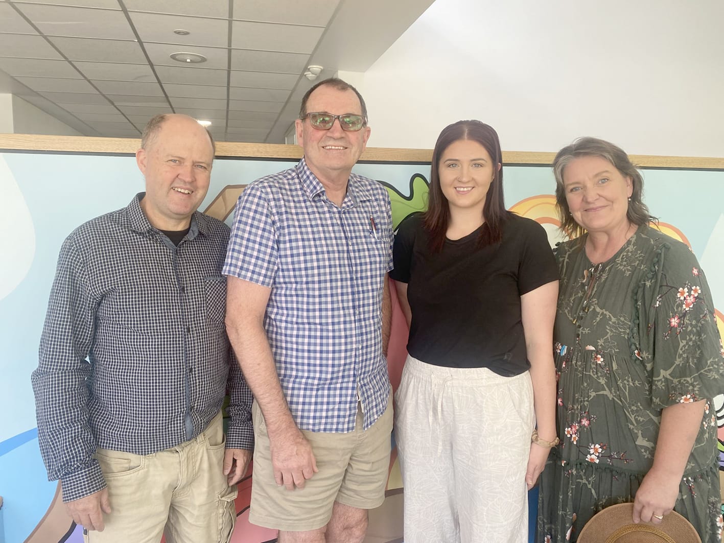 . . . and at the Donald High School