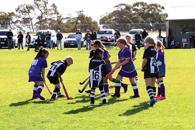 Bulls Appreciate Boort’s Hockey Field