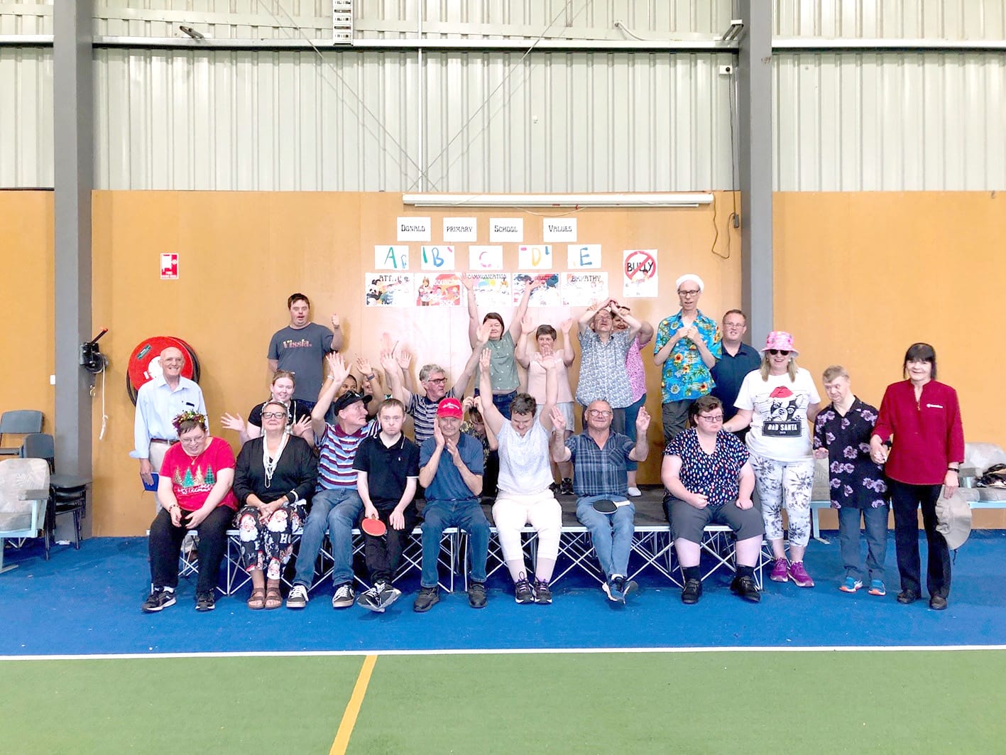Happy Day Out for People with a Disability: Table Tennis Time