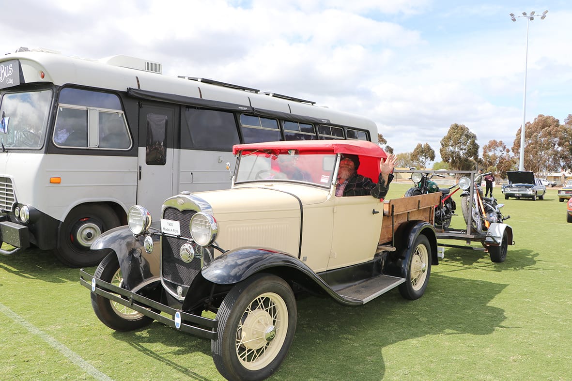 John Wegner and Ian Scutt, 1930 Model A Ford.