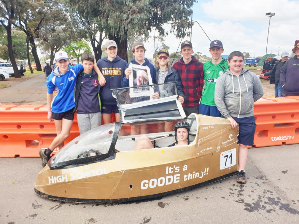 Donald Students at Maryborough: Human Power is a Goode Thing
