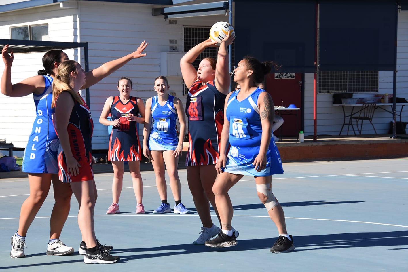 Donald Netballers Visit Wycheproof