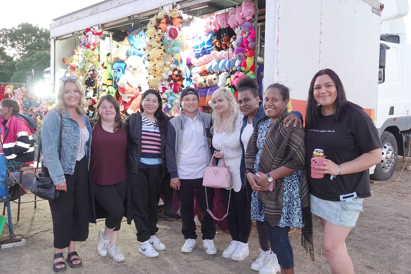 Imogen Pollard, Erica Bickett, Grace Cullado, Saula Cullado, Simone O'Toole, Galina Rapouel, Ollster Takaro, Sophia Stirling. –Photo Jodie Drake.