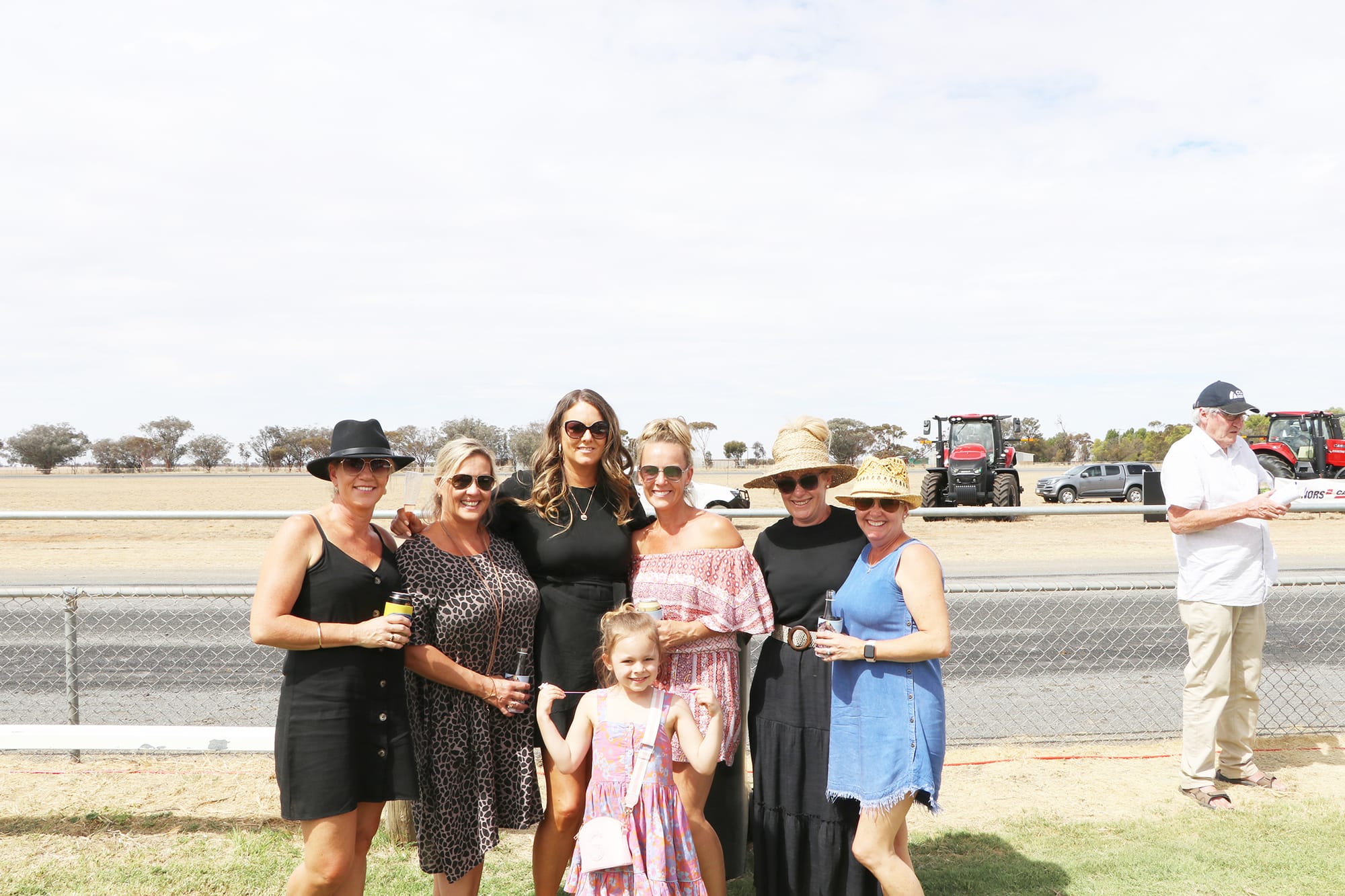 Enjoying the day at the Mallee Bull Cup, left to right, Renae Gentle, Fleur Condon, Lisa Pardo, Chrissy Rutley, Pauline Boyle and Sarah Murphy.