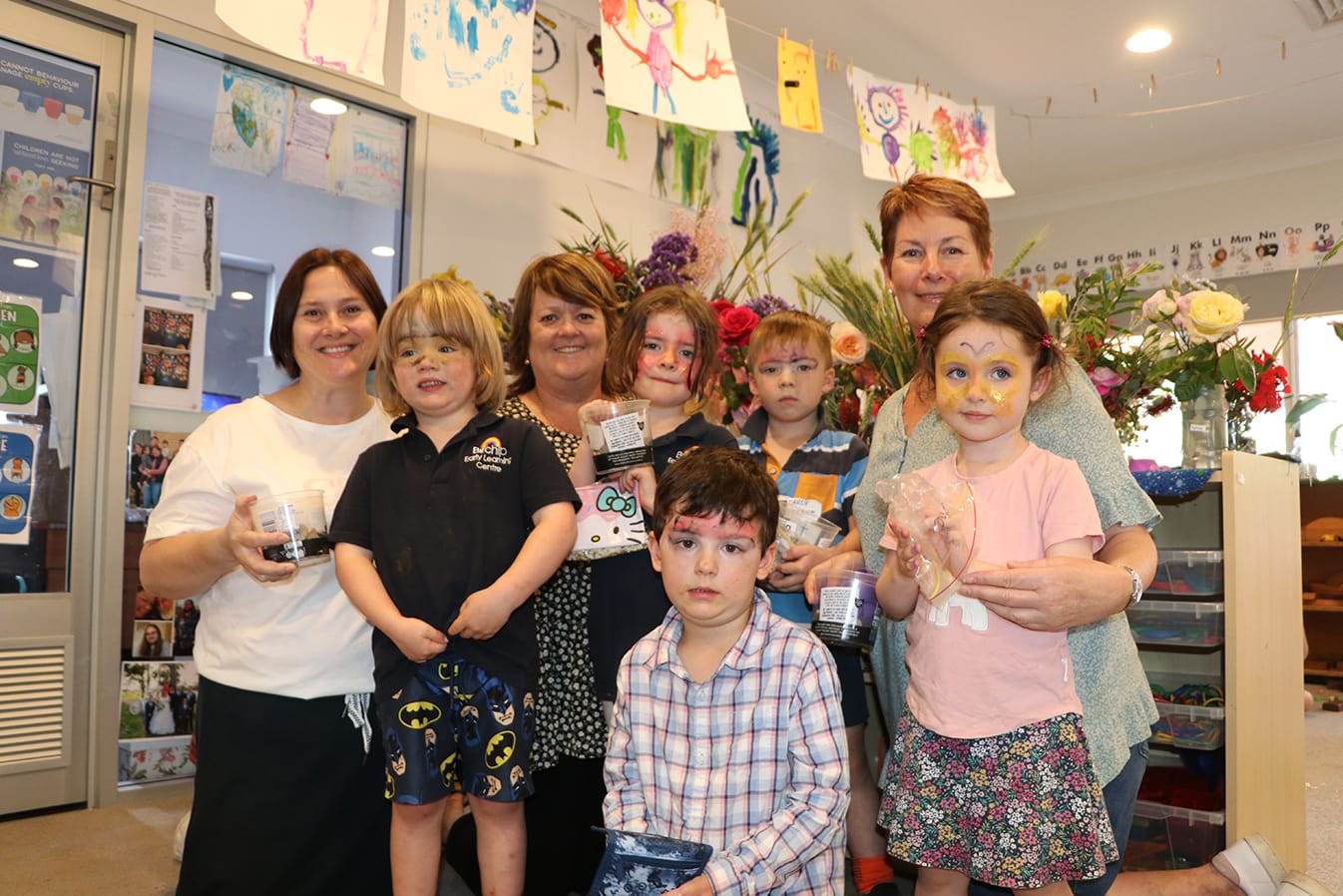 For the Best of Birchip’s Good Causes . . . Kindergarten Hosts its Own Flower Show