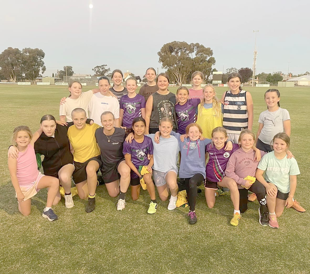 Girls’ Footy Skills are on Show Tonight
