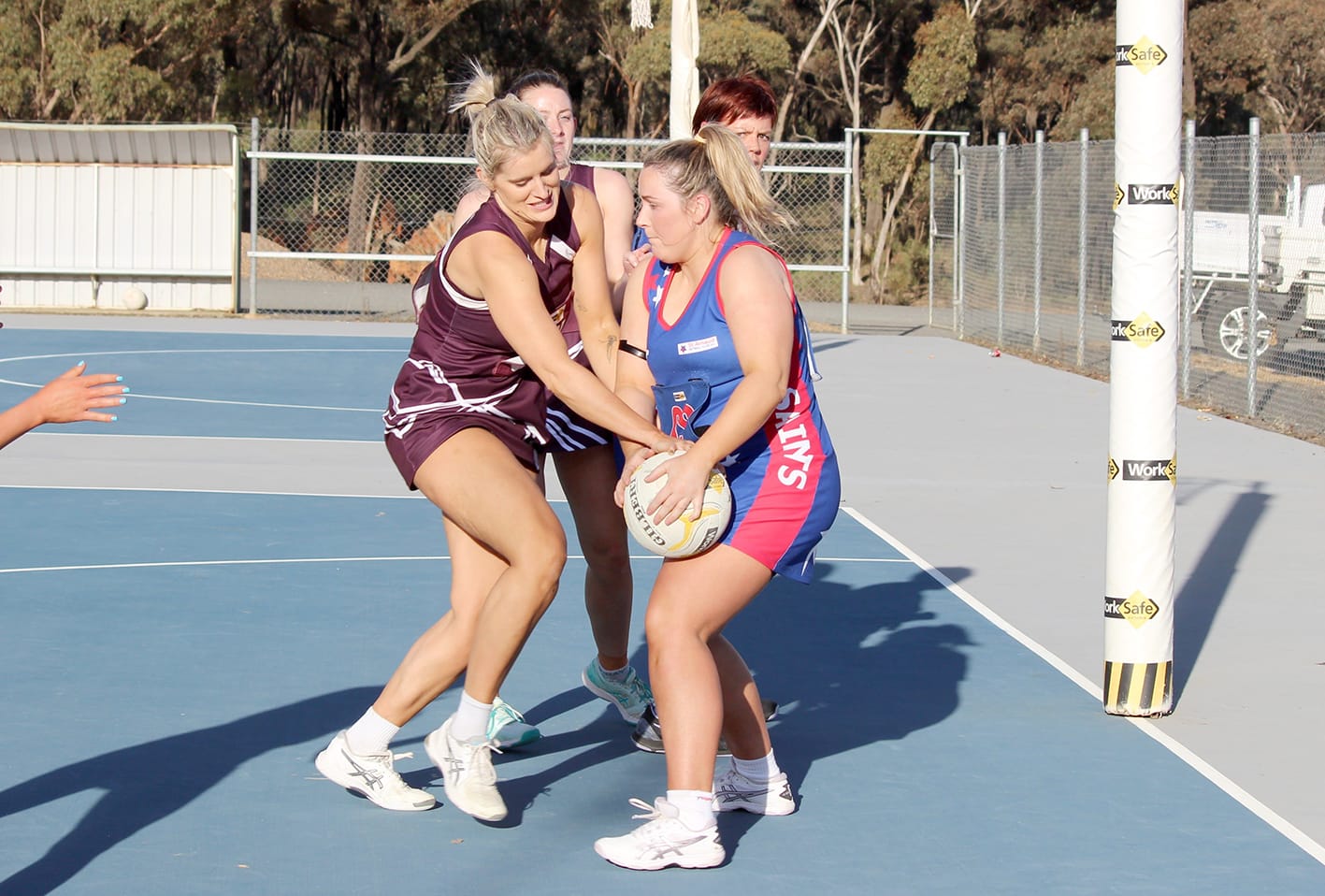 Nullawil Netballers on St. Arnaud Courts