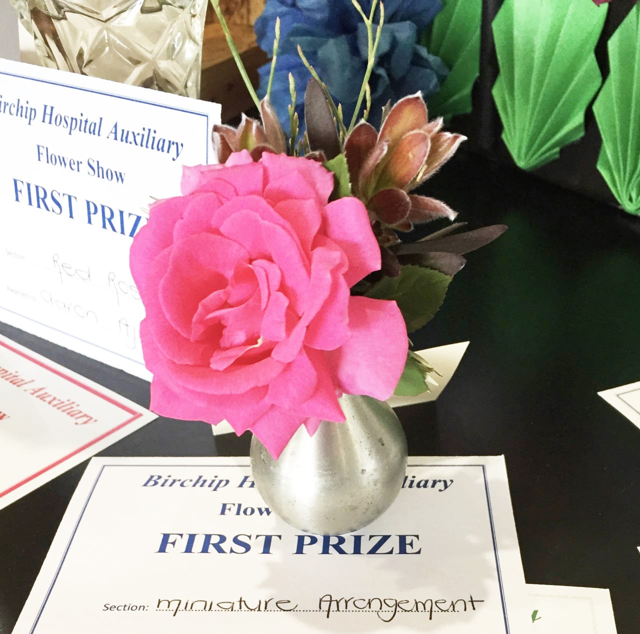 Flower Shows Celebrate Auxiliary Anniversary