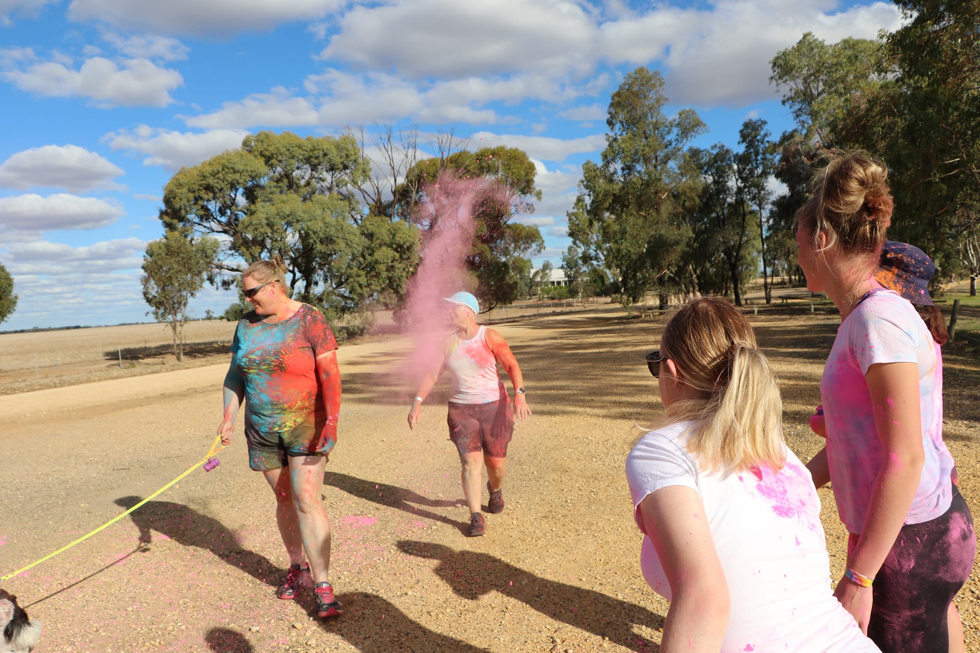 Gemma Woods, Hannah Cook, Ella Hogan colour Kelly Angel and Brenda Doran.
