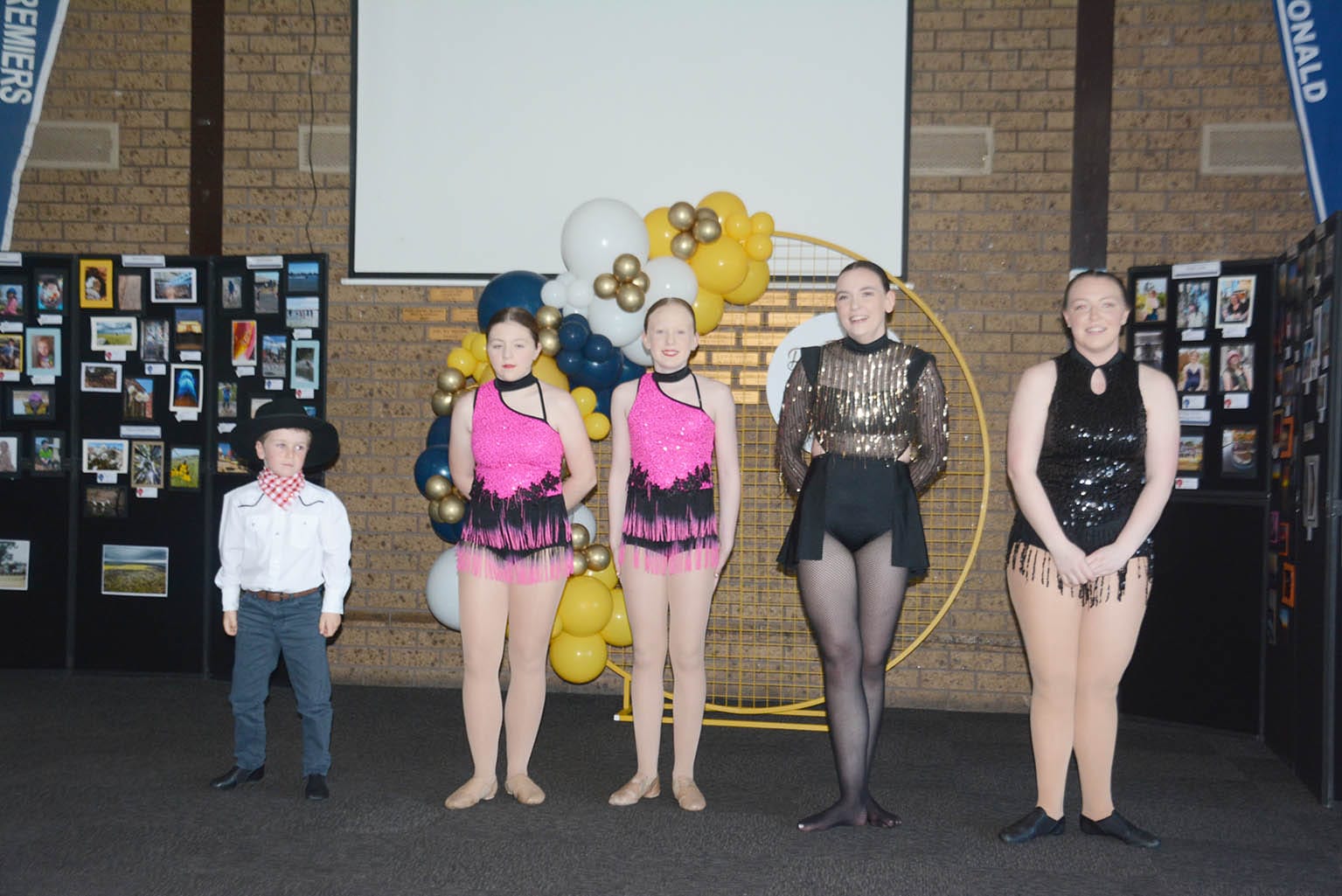Dance Capital dancers, left to right, Chad Polkinghorne, Lessa Patton, Jahyah Reyne, Raylee Campbell, Emily Edwards.