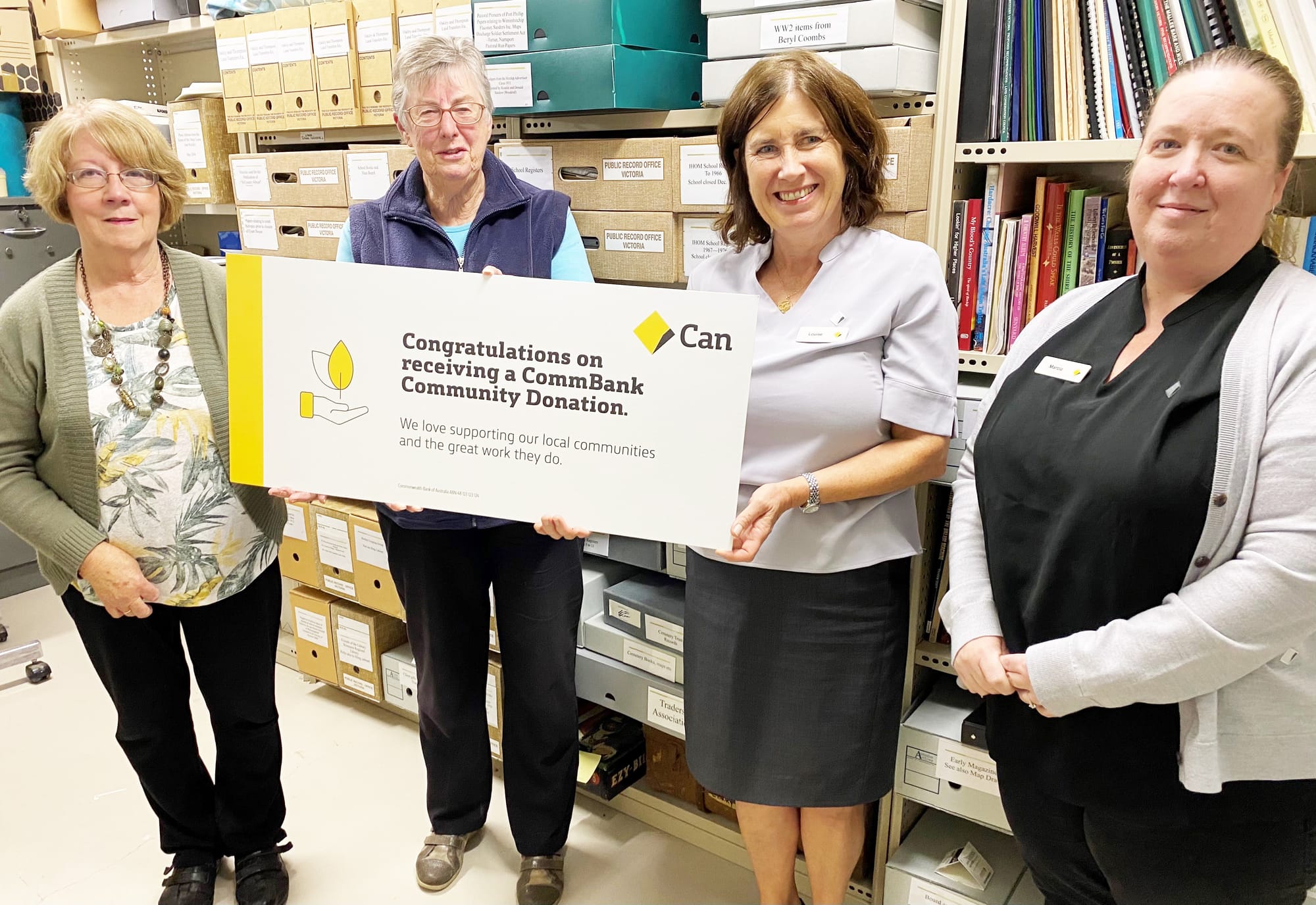 Bank Backs Birchip Historical Society