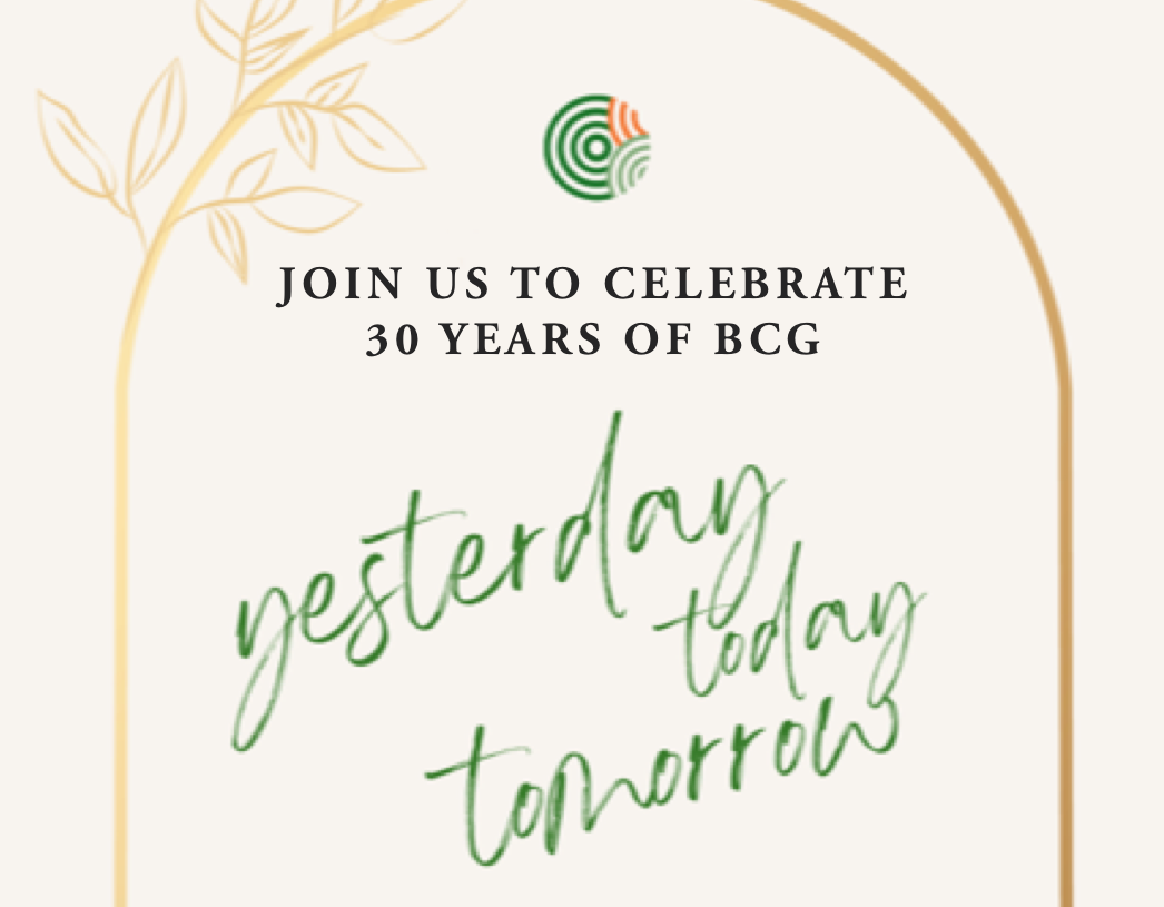 BCG 30-Year Celebration on October 7