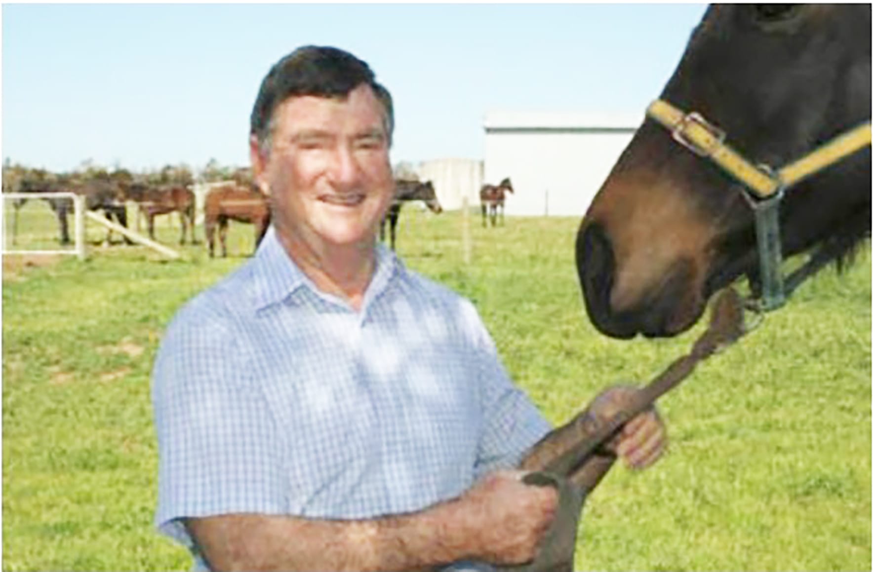 Eddie and horse.