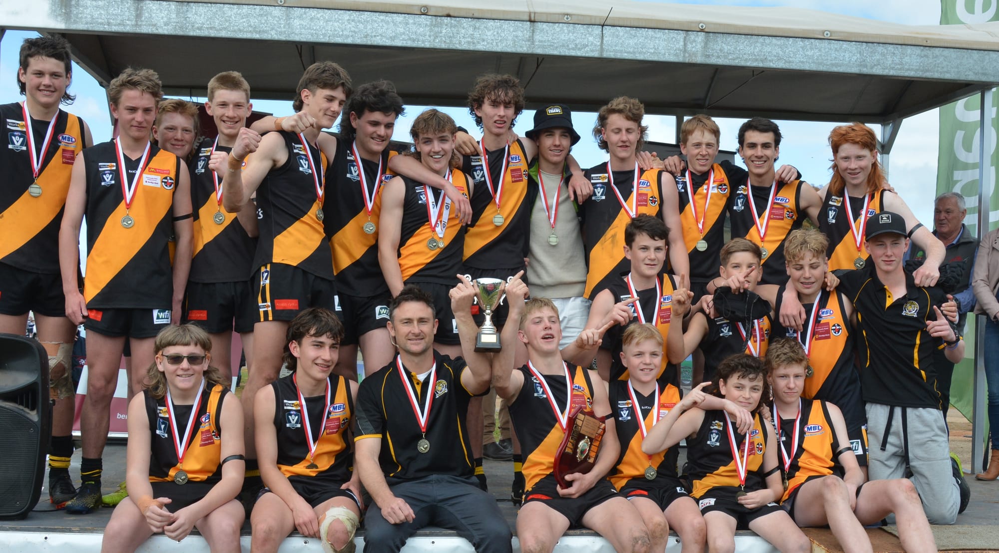 Tigers Fly Under-17s’ Flag