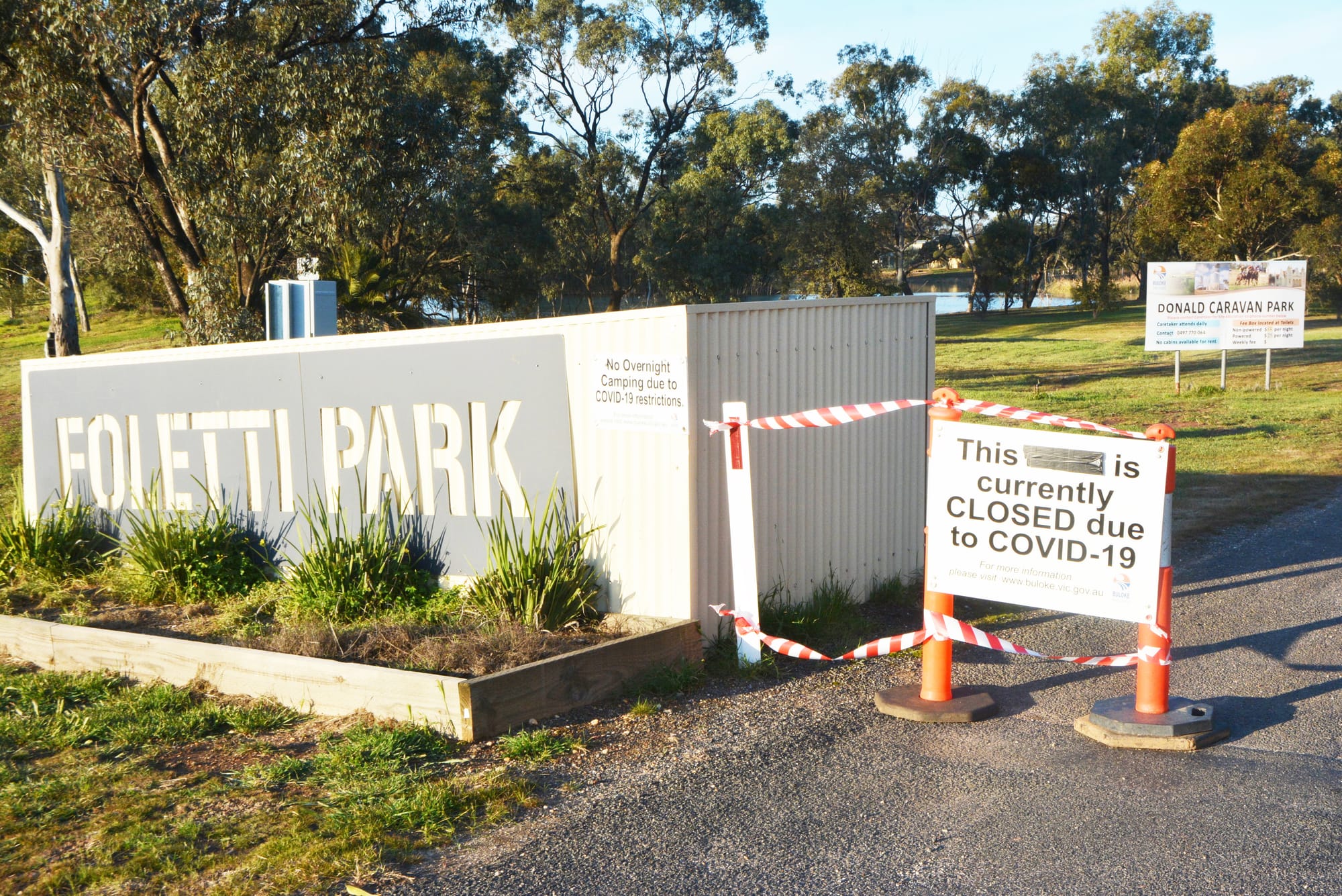 Frustration for Donald's Foletti Park