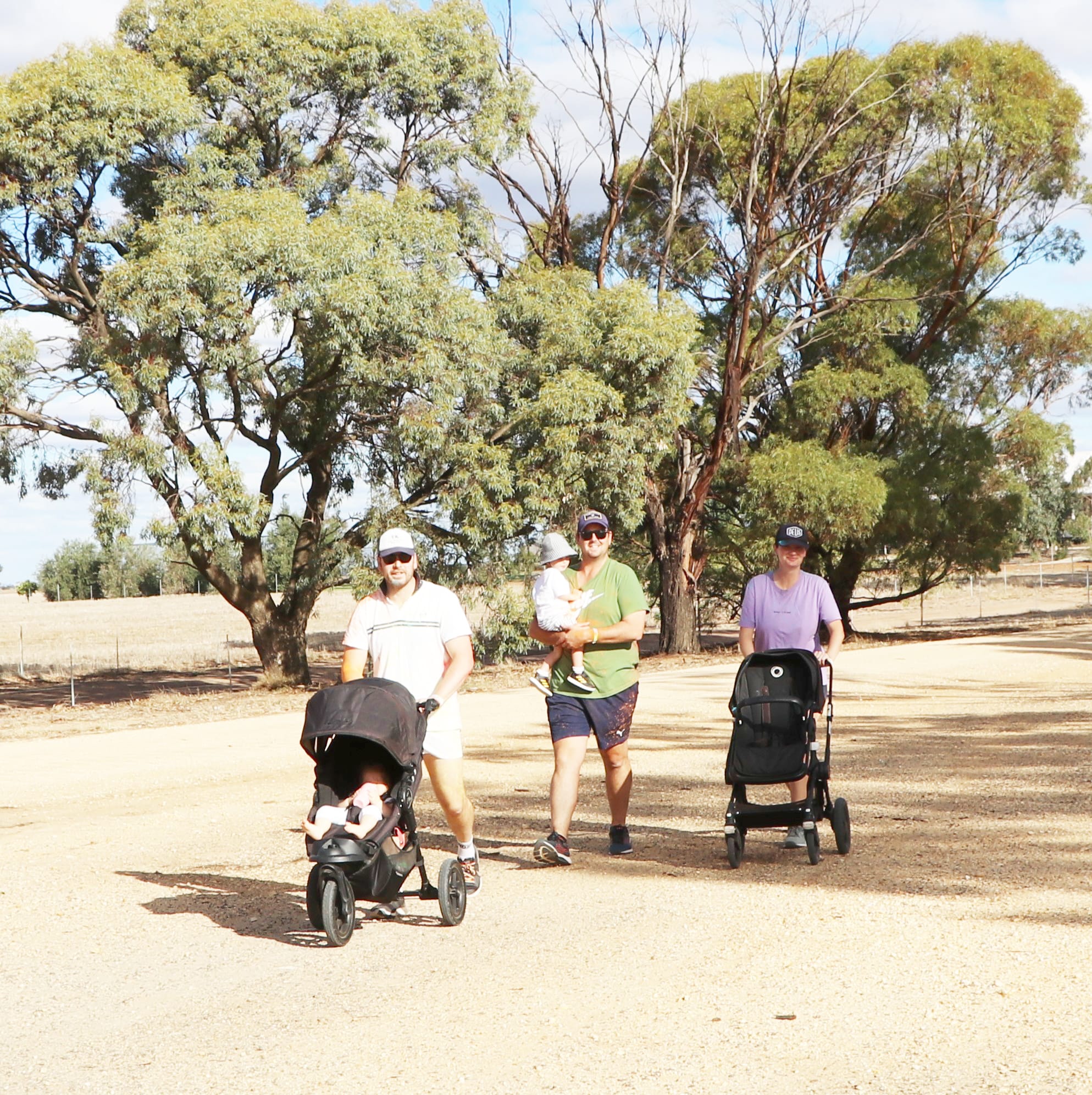 Some managed to stay clean: Joshua and Riley Richmond, Tom and Sonny Sheridan, Carling McEvoy.