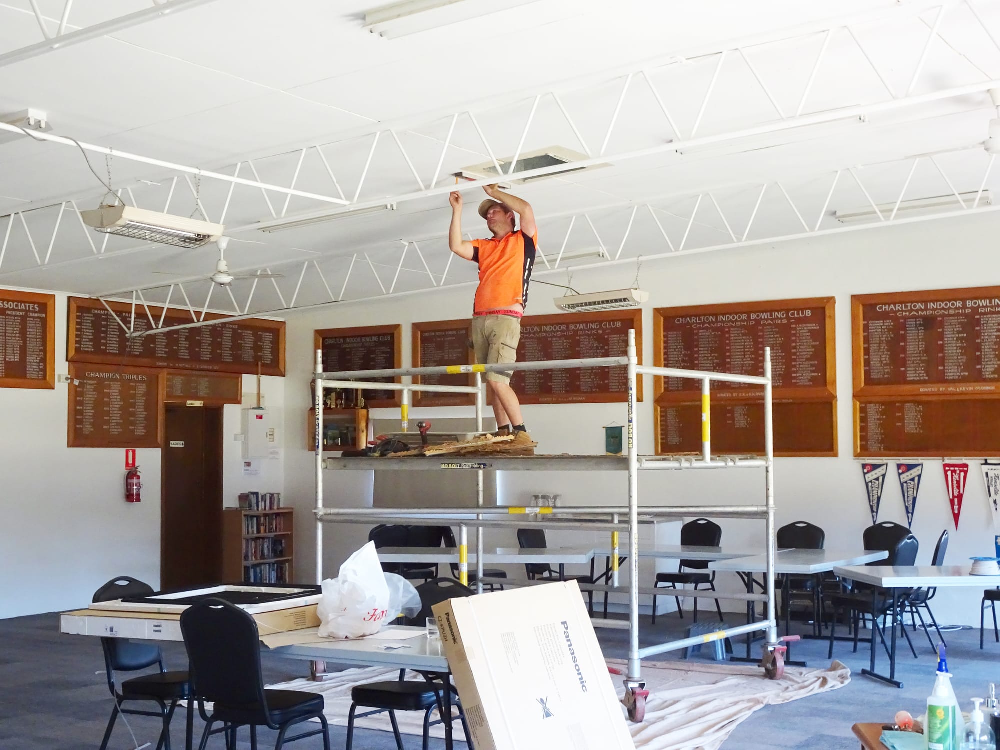 Charlton Bowling Club Cools Down