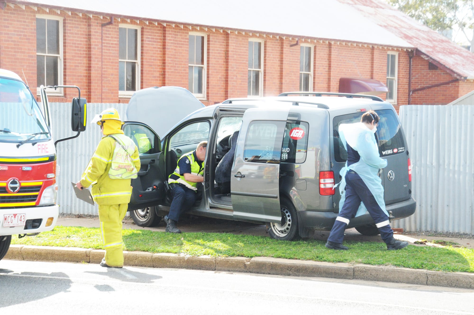 Woods Street Accident