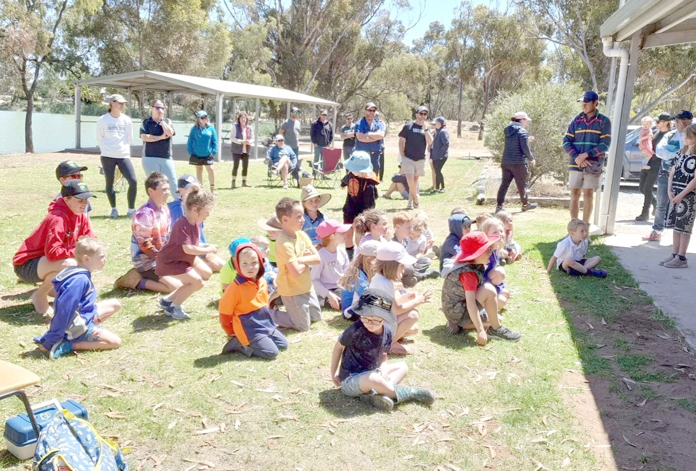 Junior Anglers Try Their Luck