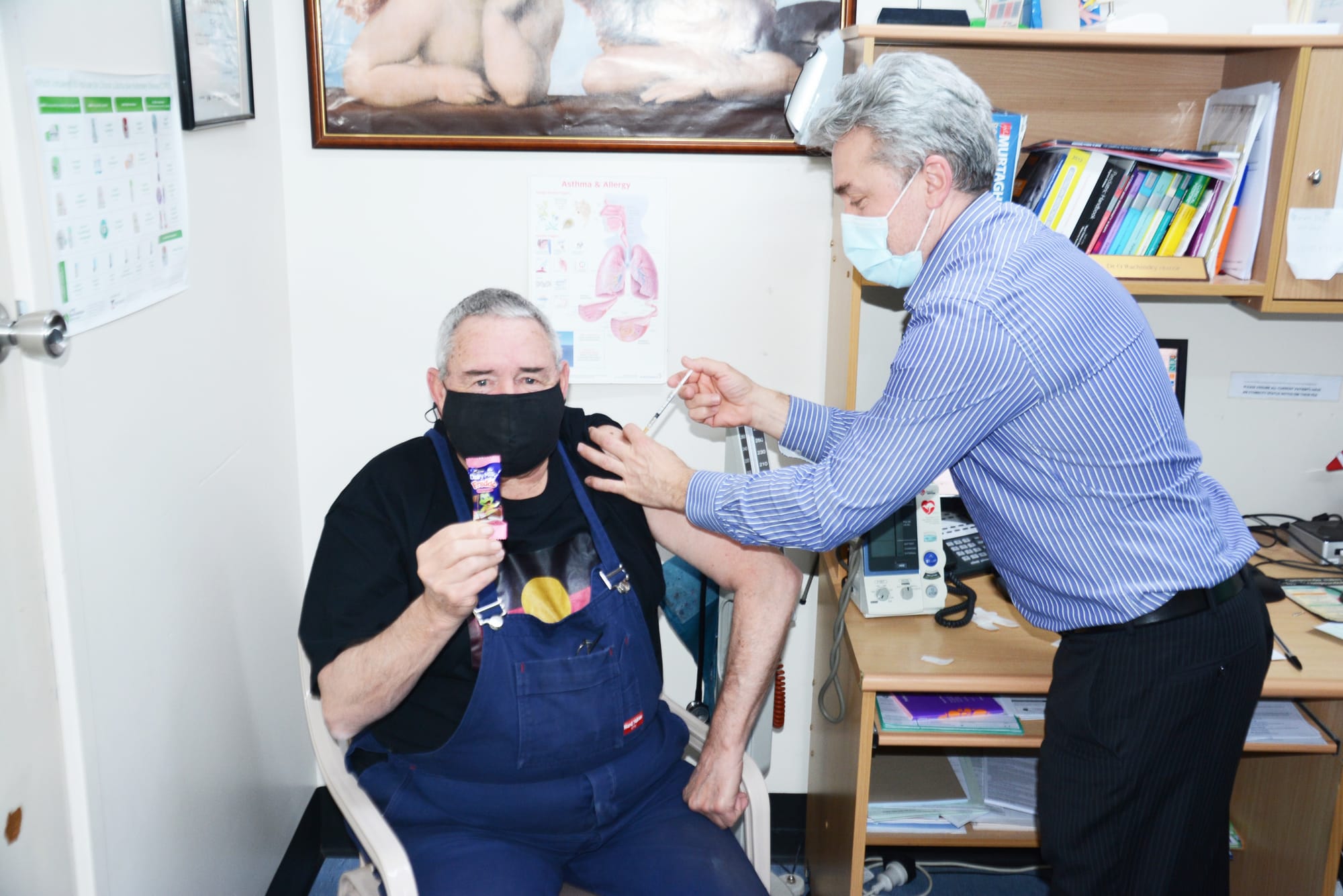 Mayor Takes His Medicine
