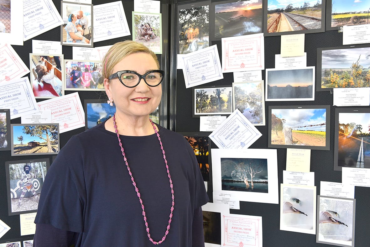 First-time competitor, Brigitta Beaty was excited to receive a number of prizes for her photographic entries in this year’s well-supported pavilion section.