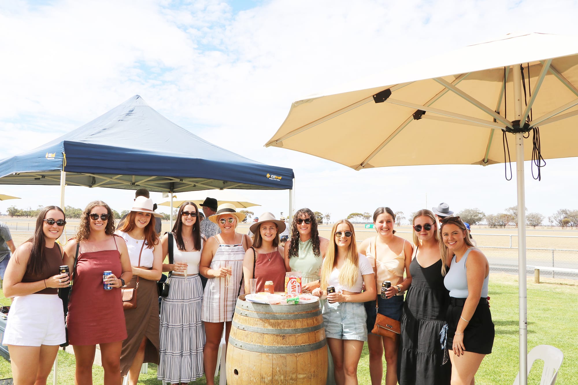 Left to right, Shae Colbert, Ashlee Tierney, Tori Hogan, Tessa Botheras, Suzanna Fawcett, Hayley Hogan, Darci Tierney, Sharny Harberger, Olivia Rickard, Liv Coates, Tahli Haslam.