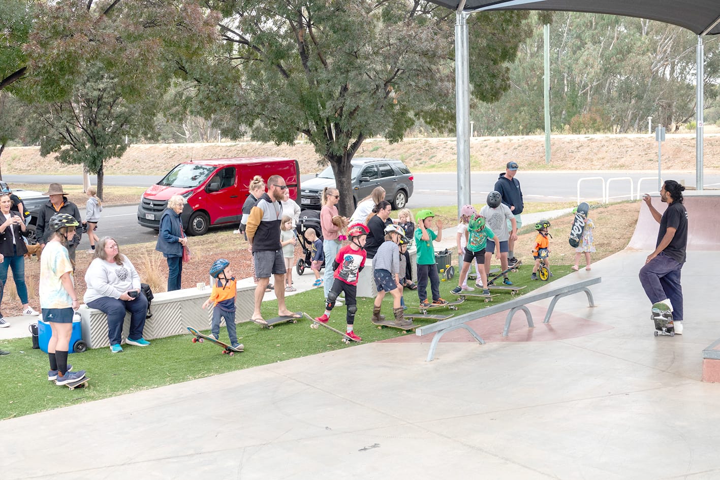 Skate Park a Hive of Action