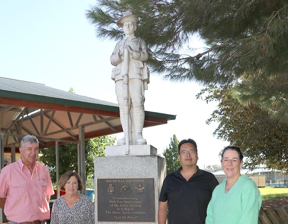 Community Chest Benefits Birchip Cenotaph Makeover