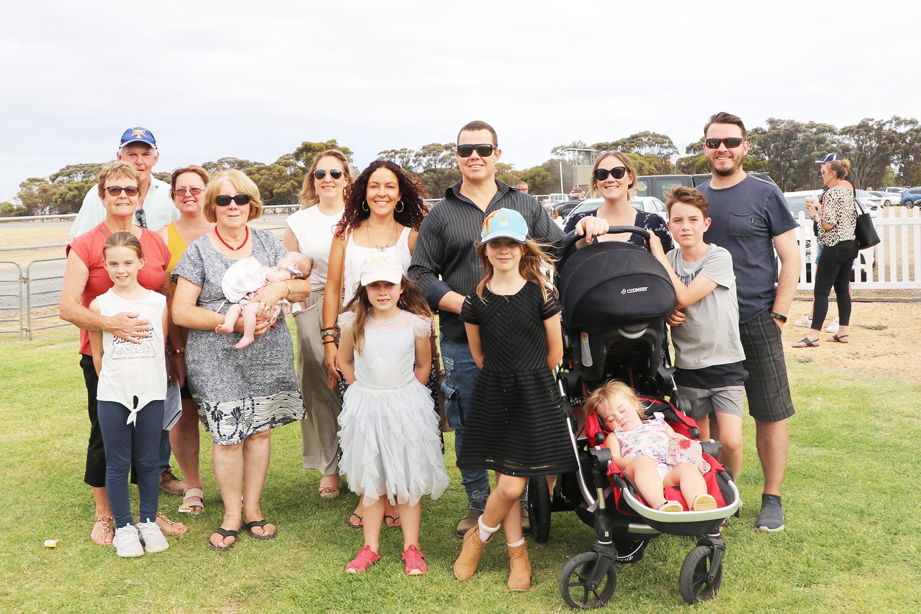 Left to right, Jeff, Moya & Leah Connelly, Gemma Tynan, Maureen Donnellon with Winnie Donnellon, Alecia Millard, Erin Donnellon, Bonnie Donnellon, Leigh Donnellon, Macey Donnellon, Jess Lyon, Millie Donnellon, Jack Donnellon, Chris Donnellon.