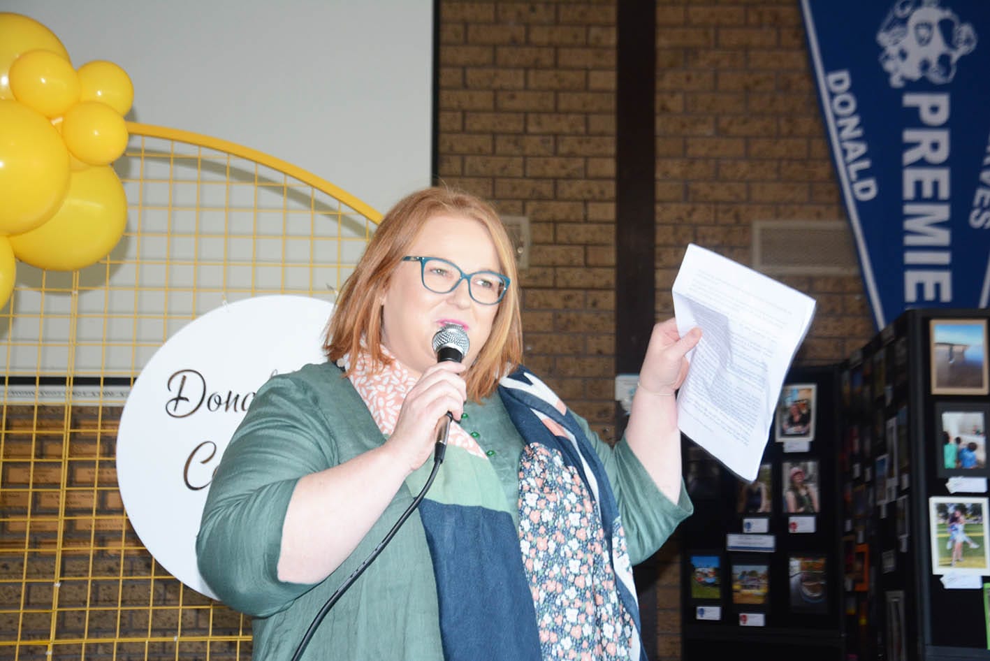 Guest speaker, Claire Bibby.