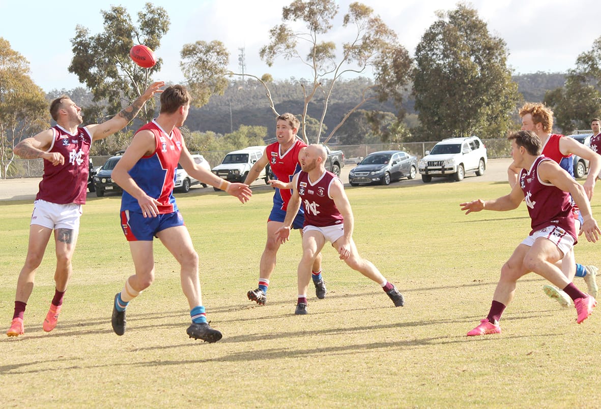 First Senior Game for Tiger Vearing . . . Maroons Shine at St. Arnaud