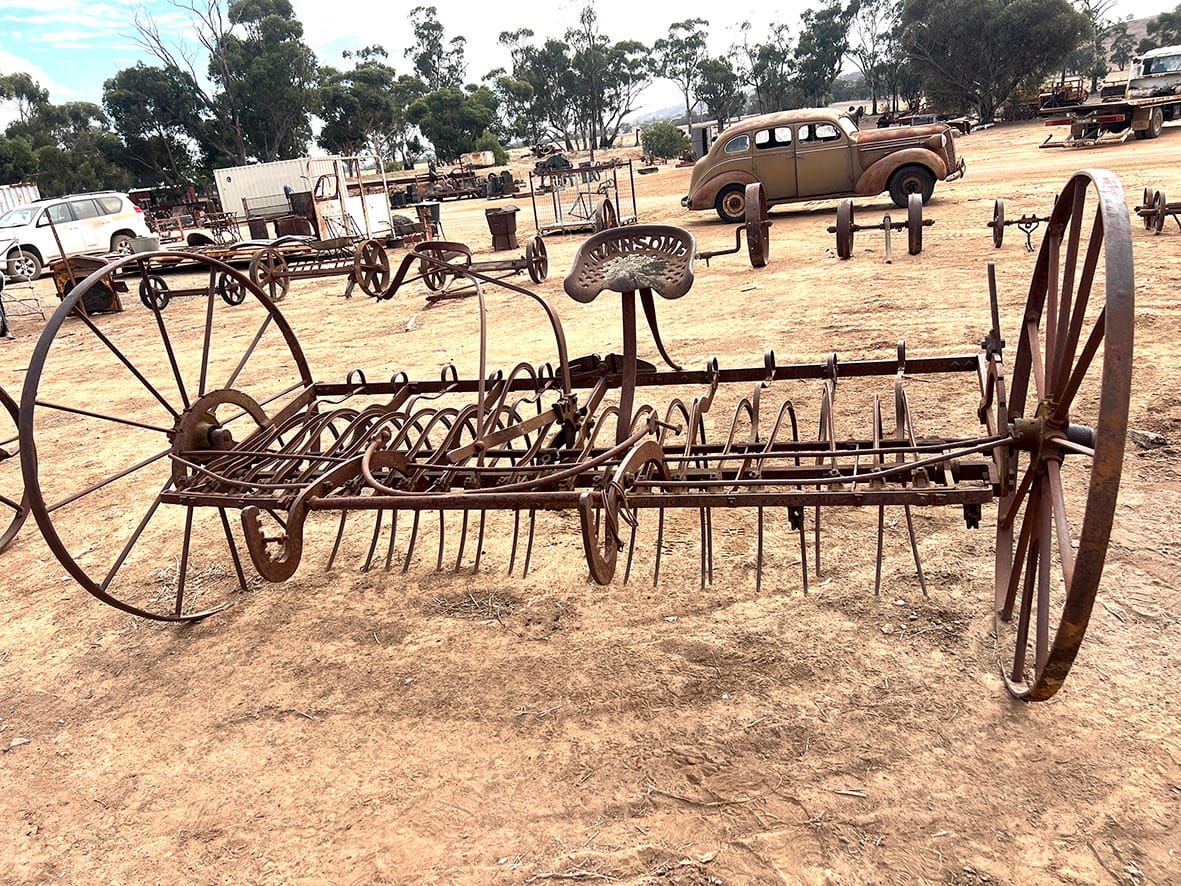Sentimental Parting of Vintage Farm Machinery
