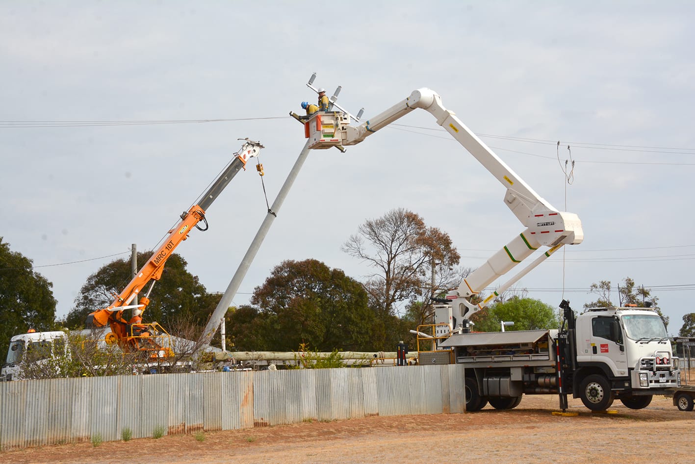 Replacing the Power Poles