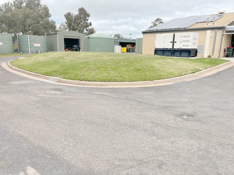 Roadworks at Goodwin Village