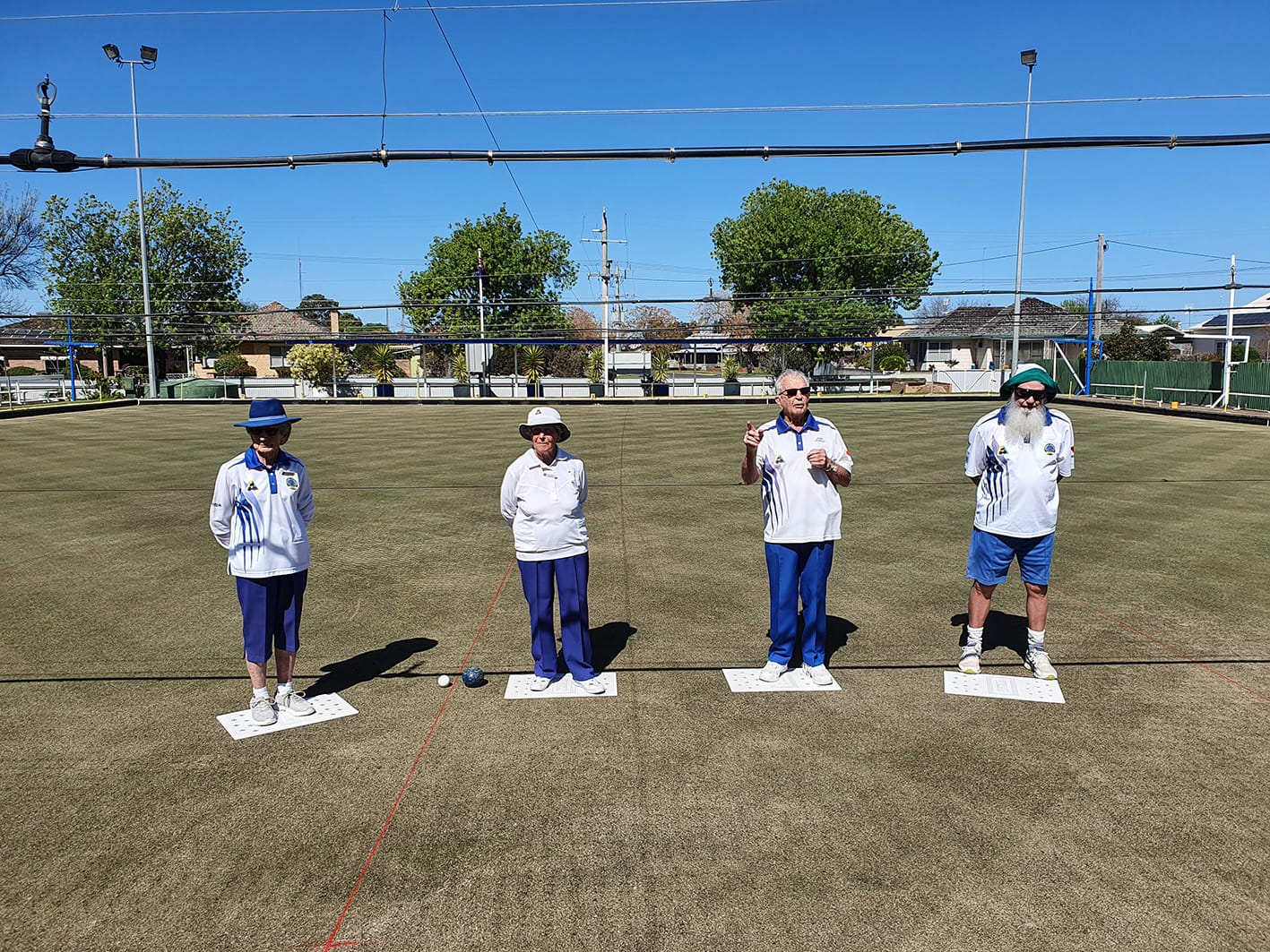 Bowlers Hit the Green