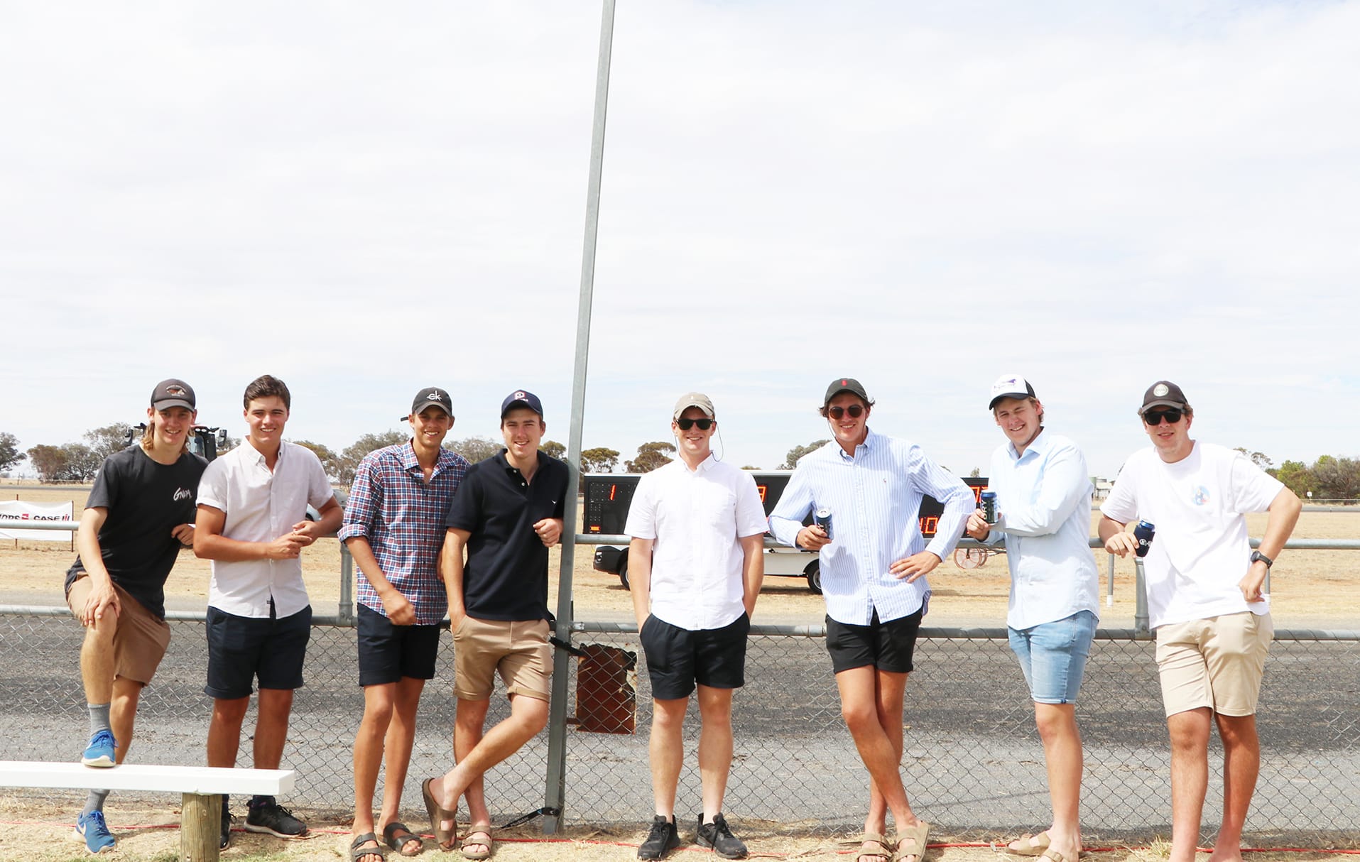 Local boys, left to right, Wil Hogan, Patrick Sheahan, Will Marcs, Cormacc Wilson, Tadgh Lowry, Will Sheahan, Blair Hogan, Jacob Hogan.