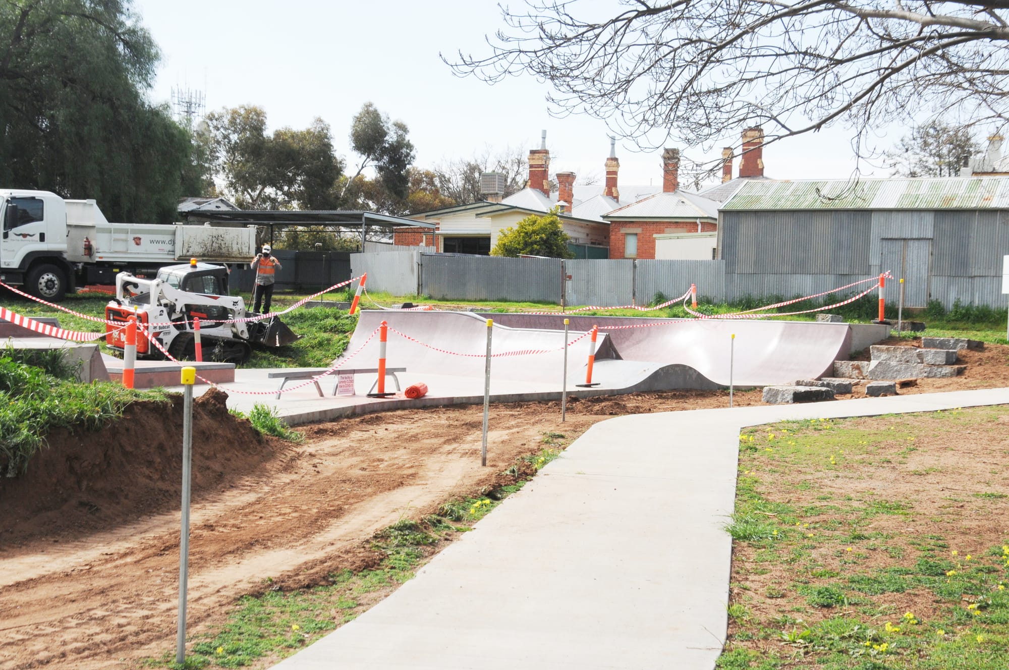 Donald Skate Park Landscaping Begins