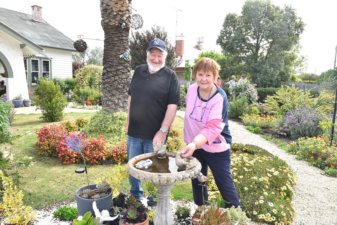 Justin and Joan Sexton welcomed visitors to their decorative property following a two-year revamp of the extensive garden.