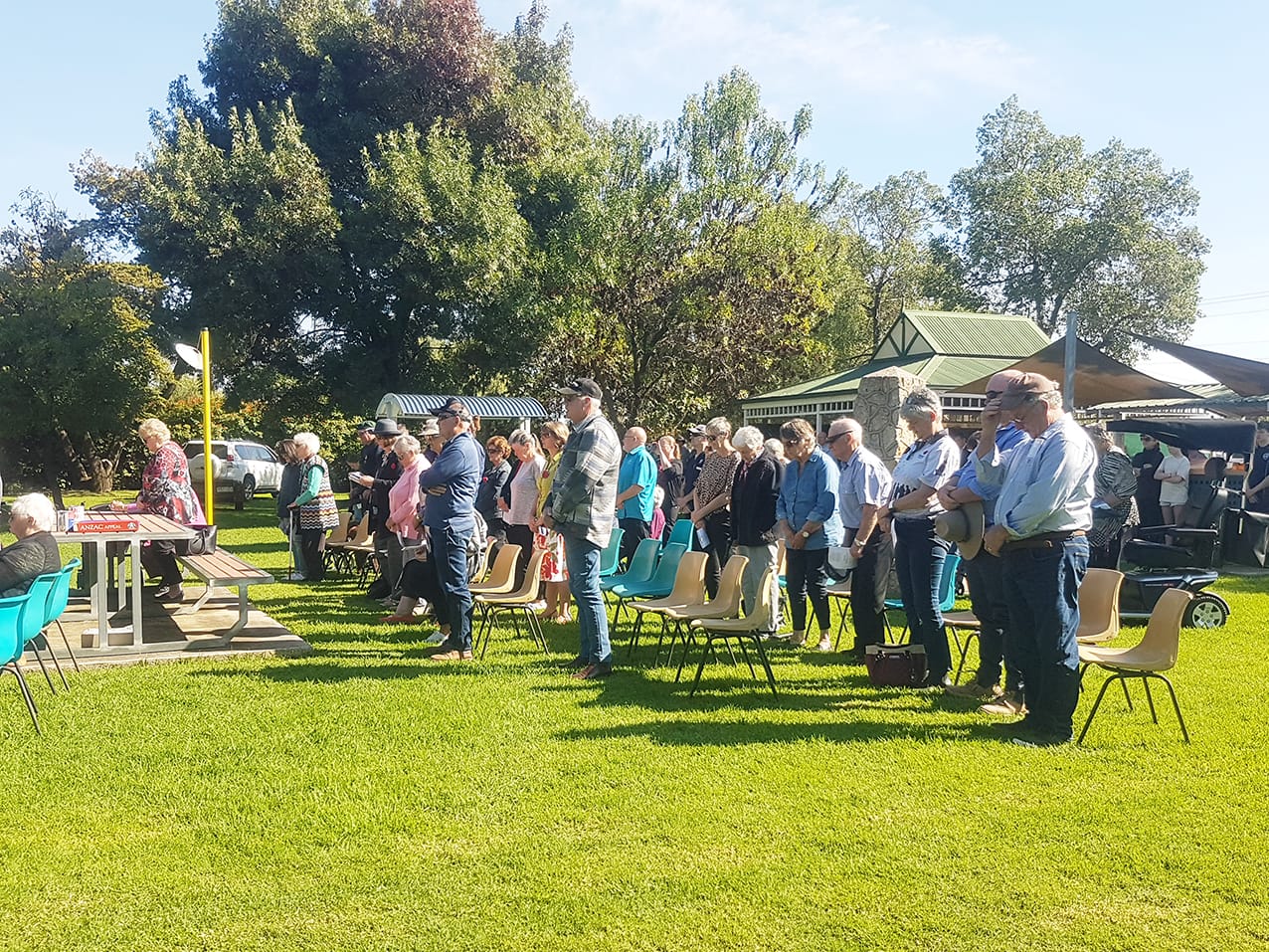 Observing a minute’s silence on ANZAC Day to honour those who paid the ultimate price for our freedom.