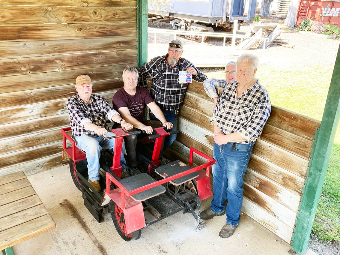 Trolley Relocates to Lions Train Park