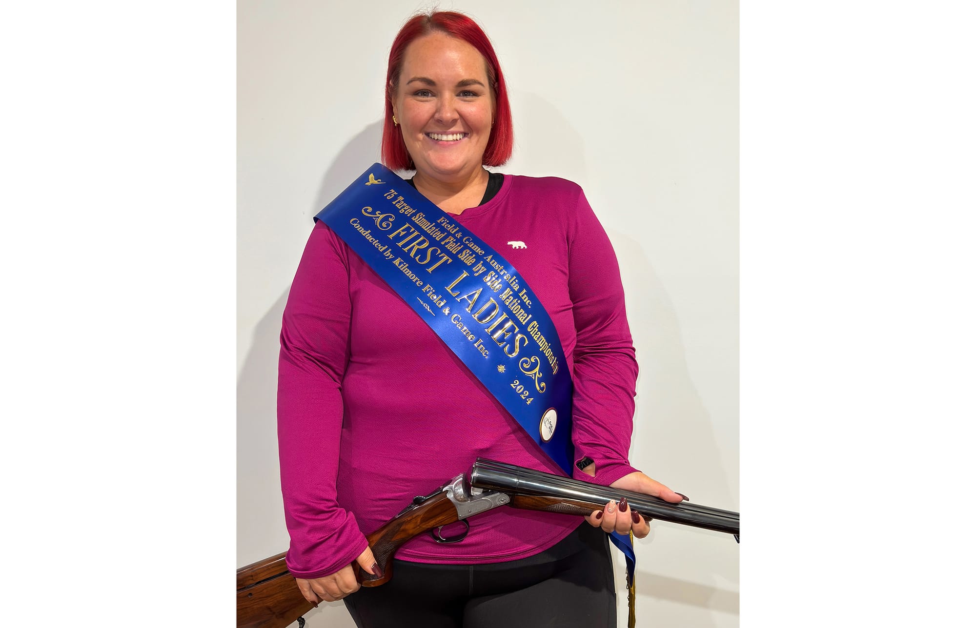 Sarah Secures The Sash