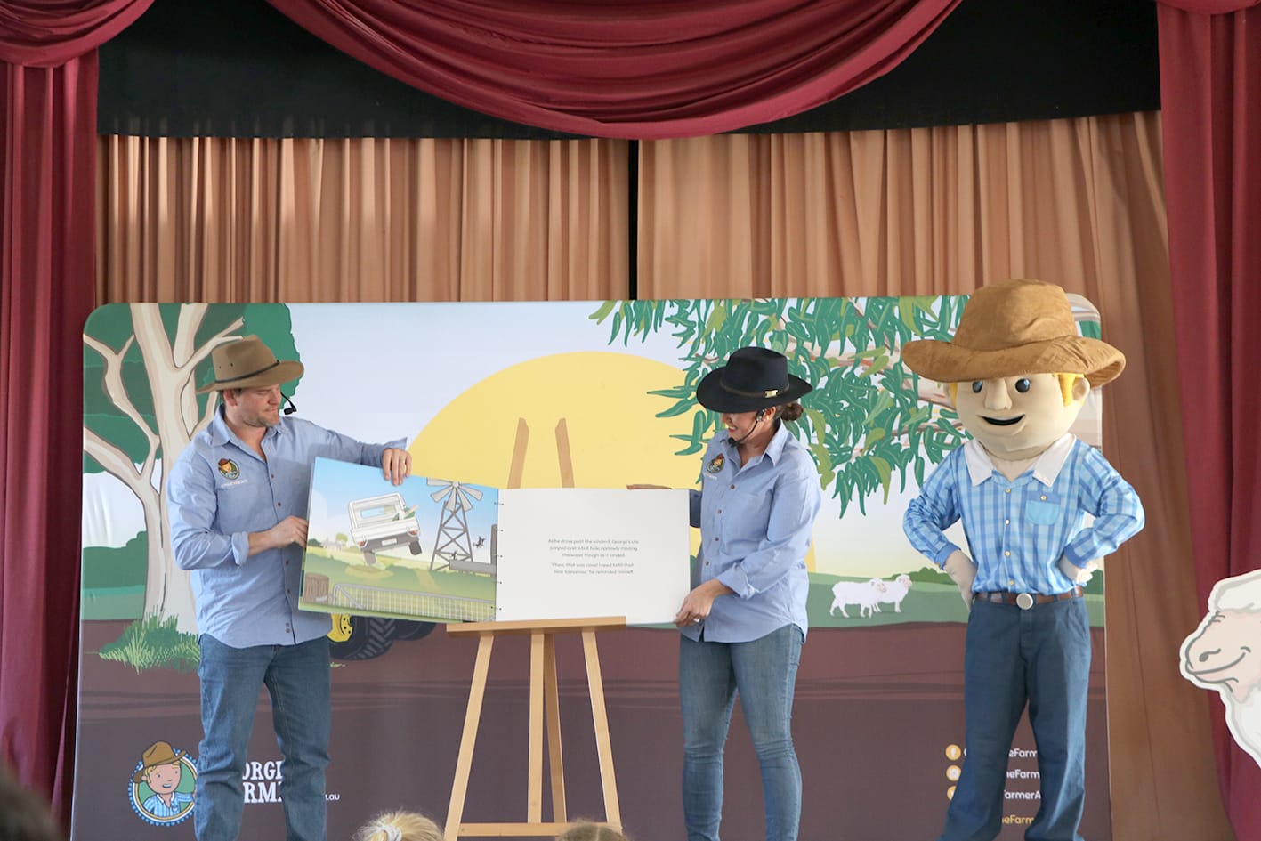 Hall Packed for George the Farmer