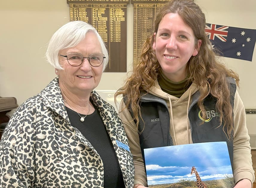 Birchip Probus Members Enjoy “Alice in Africa”