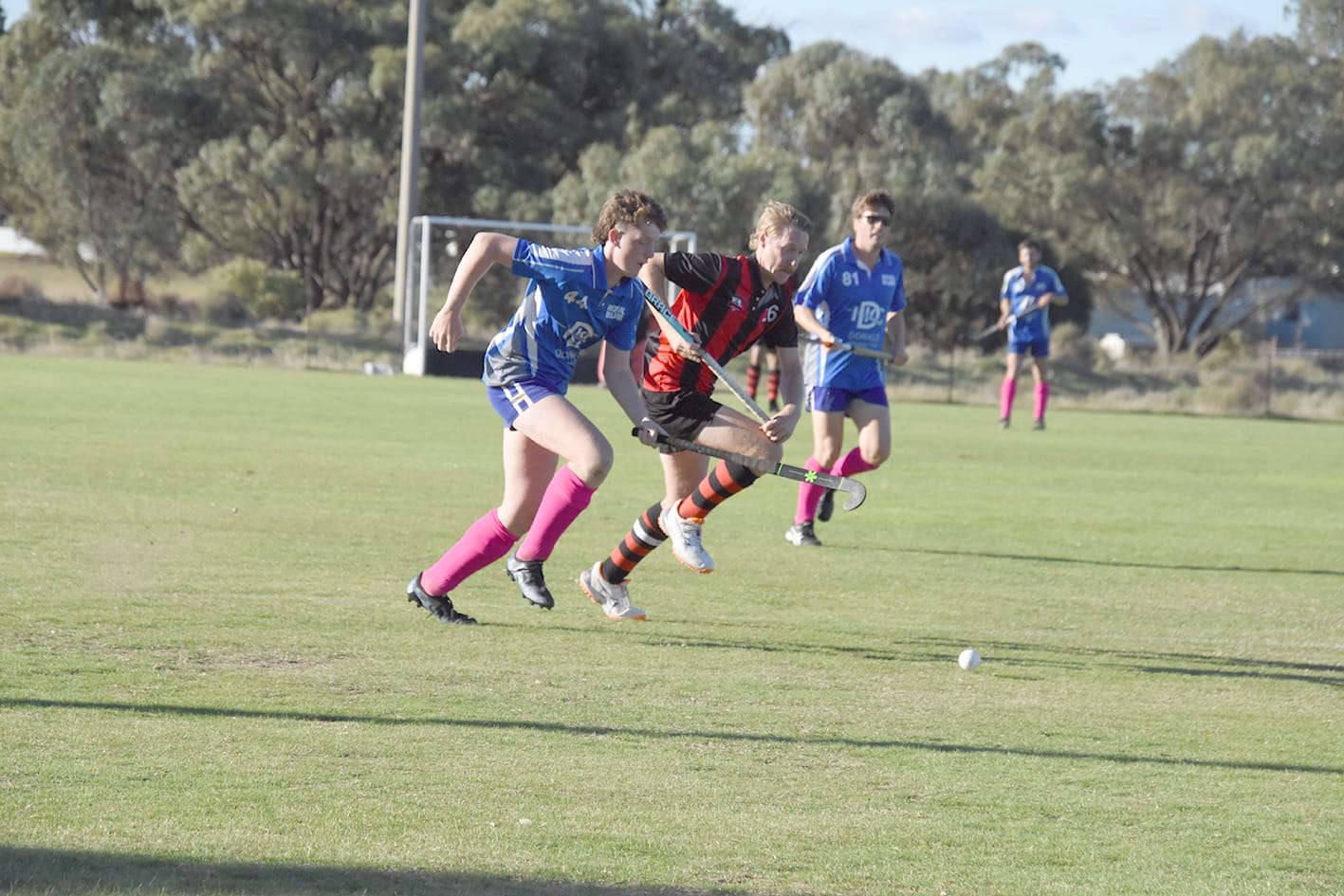 Redbacks versus Royal Blues Hockey